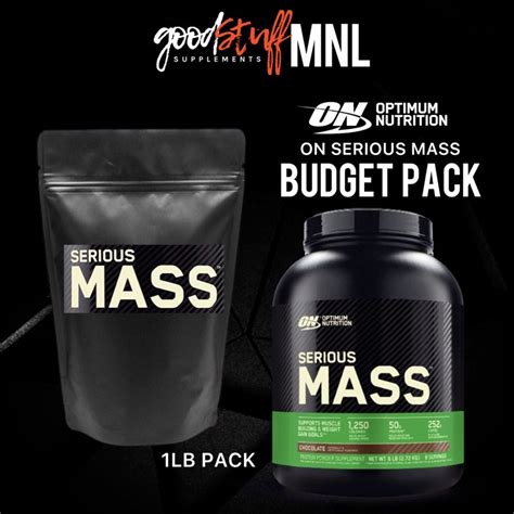 serious mass small pack|Optimum Nutrition Serious Mass 1LB .